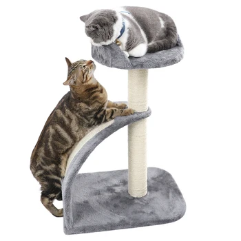 Mačka Muca Praskanje Post Drevo z Igrača Miš najvišji Ravni Posteljo za Sproščujoč Mehko Spanja Nič Sisala za Igranje
