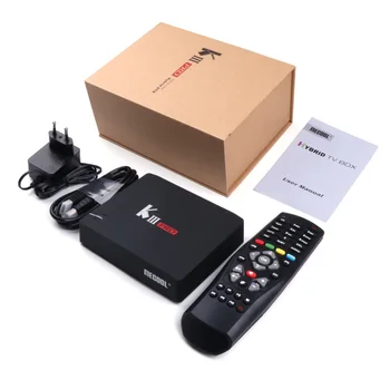 MECOOL KIII PRO DVB-S2, DVB-T2 DVB-C Android 7.1 TV Box 3GB 16 GB ROM Amlogic S912 Jedro Octa 2.4 G/5 G WiFi 4K 1000M Smart TV Box
