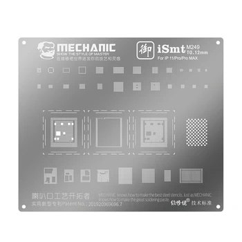 Mehanik BGA Šablona za iPhone 6/6P/6S/6SP/7/7P/8/8P/X/XR/XS/11/11Pro/11Pro Max CPU Čipu IC, Reballing Matrice