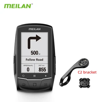 Meilan M1 GPS Kolo Računalnik Brezžični merilnik Hitrosti Kolesa Mtb Kolesarski Števec Hitrosti Cadans Senzor Srčnega utripa, Opcijski