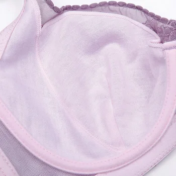 Meizimei pregleden ultra tanek čipke seksi perilo underwire bras za ženske brassiere perilo plus velikost push up obreži zgoraj bh