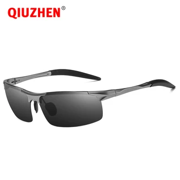 Mens Polarizirana Športna sončna Očala z UV400 Primeru po Meri Logo Večino Aluminijastih Polizdelkov rimless sončna Očala za Moške 2020 Subglasses 5933