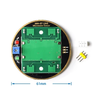 MH-ET v ŽIVO HB100 X 10.525 GHz Mikrovalovna Senzor 2-16M Dopplerjev Radar Človeško Telo Indukcijske Stikalo Modul Za ardunio