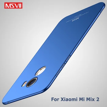 Mi Mix 2 Primera Msvii Slim Mat Kritje Xiaomi Mi Mix 2S Primeru Xiomi mix 2 S Mix2s Piling PC Pokrov Za Xiaomi Mix 2S Mix2 Telefon Primerih