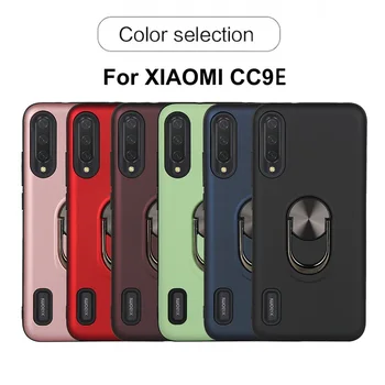 Mi9 Primeru Za Xiaomi MI 9 Lite Primeru Zajema 2 v 1 Notranji Mehko zunanji trdi Kovinski obroč nosilec Primerih Za xiaomi 9 Primeru