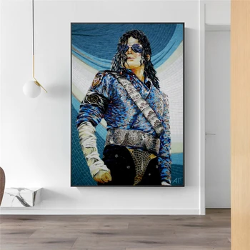 Michael Jackson Vokalni Koncert Plakatov In Fotografij Klasičnih Predstavljajo Platno Slikarstvo Na Wall Art Zvezdnik Dekor Sliko Za Dnevno Sobo