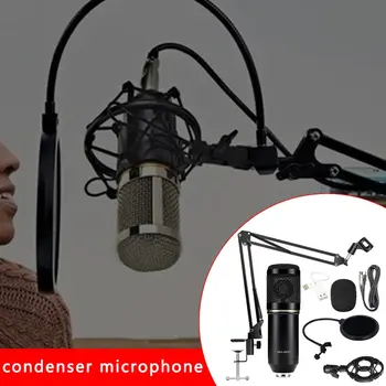 Microfone BM 800 Studio Mikrofon Profesionalni Microfone BM800 Kondenzatorja Snemanje Zvoka Mikrofon Za računalnik