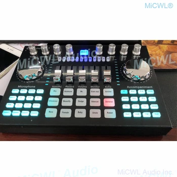 MiCWL KSM105 Kondenzatorja v Živo Mikrofon Digitalni Avdio Kartice, Zvočne Kartice Mešalna miza za Studio Snemanje Omrežja v Živo