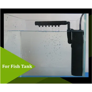 Mini Akvarij Notranji Filter Multi-funkcijo Potopne Aqurium Vodna Črpalka Filter Dodajanje Kisika Za Ribe, Želve Tank