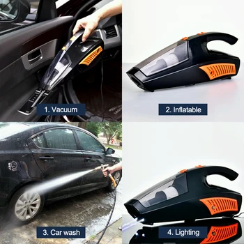 Mini Avto Vakuumske Cleane Anti-Prah, Vodni Sesalnik Močan Brezžični Sesalnik Ciklonski Filter Za Avto Za Suho In Mokro