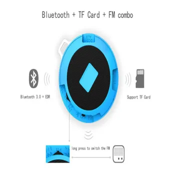 Mini Bluetooth Zvočnik Prenosni Brezžični Nepremočljiva Zunanji Zvočniki Zvočniki Stereo Polje FM Radio