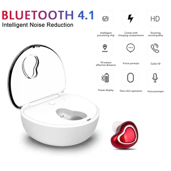 Mini Brezžična Bluetooth Slušalke V Uho Šport Z Mikrofonom Za Prostoročno Uporabo Slušalke Slušalka Za Vse Telefon Samsung Huawei Xiaomi Android