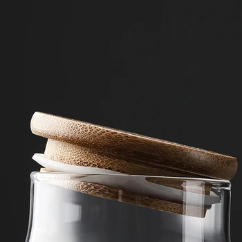 Mini Steklenice S Pokrovom Jasno, Pregledno Stekleno Posodo S Pluto Čaj Sladkarije Posode Za Shranjevanje Hrane V Kozarcu S Pokrovom