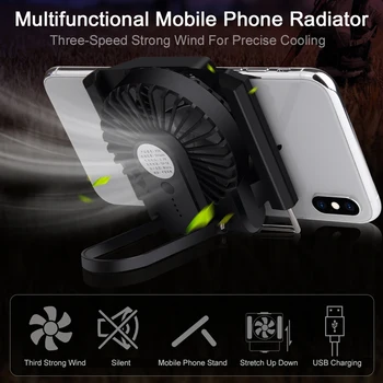 Mobilni Telefon, Hladilnik Hladilni Ventilator Za IOS (Iphone, Android Huawei Sumsung Pametni PUBG Igra Imetnik Cooling Pad