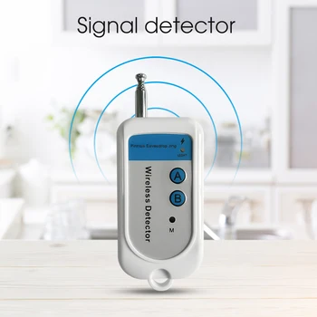 Mobilni telefonski Brezžični Signal Detektorja Tracker 100-2400 Mhz Frekvenca 12V Mini Kamera Finder Senzor Alarm Naprava, Radio Preverite