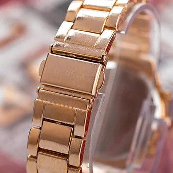 Moda 2020, Ženeva, Ženske, Modno Razkošje Kristalno Quartz uro Priložnostne Zapestnico Watch zapestne ure za ženske, luksuzni #15