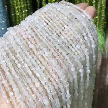 Moda Naravnih Apatite Kamen Beaded 4 mm Krogu Gladko Svoboden Kroglice za Ogrlico DIY Zapestnica Nakit, Izdelava Dodatki