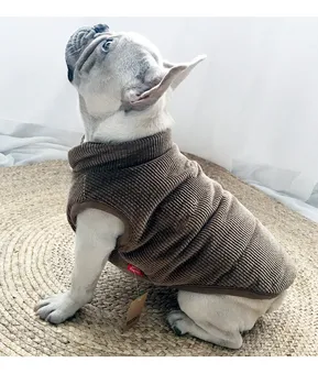 Moda Za Hišne Živali Plašč Zimski Telovnik Za Pse, Mačke Majhen Psiček Obleko Za Chihuahua FrenchBulldog Schauzer Oblačila Za Pse Toplo Telovnik