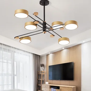 Moderno osebnost prosto vrtenje LED 220 V domačo razsvetljavo strop ali viseči dual uporabo lestenec za dnevno sobo, spalnica hotel