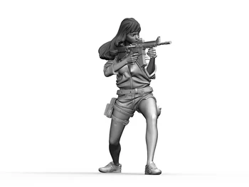 Moderno stojalo bojevnik (ena Številke) Smole, slika Model kompleti Miniaturni gk Unassembly Unpainted