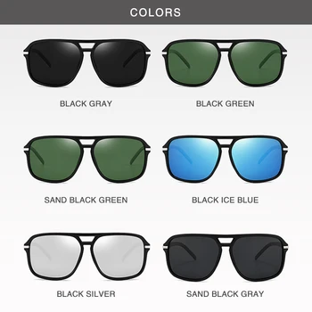 Modna Blagovna Znamka, Design, Cool Kvadratnih Slog Polarizirana Sončna Očala Moških Gradient Vožnje Letnik Poceni Sončna Očala Oculos De Sol