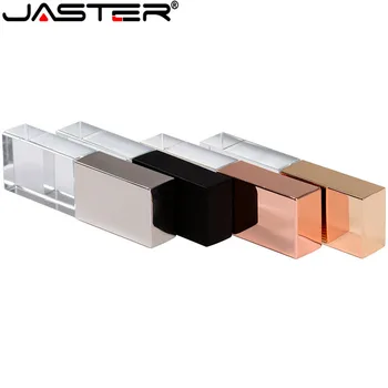 Modna Kristalno Slog USB Flash Pero Pogon USB 4GB 8GB 16GB 32GB 64GB USB 2.0 Darilo Pendrive cle usb (Nad 10pcs Brezplačno Logotip)