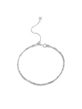 Modne Zapestnice 925 Sterling Silver Star Noge Čar Zapestnico & Bangle za Ženske, Dekleta Poročni Nakit sl059