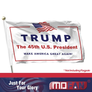MOFAN Donald Adut 2020 Zastavo Poliester Trajno in Živo Svetlo - V 45. Predsednika ZDA Zastavo z 2 Trdnih Grommets 3x5Ft