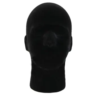 Moški Stiropora Pene Manekenka Manikin Glavo Model Očal Skp Display Stojala Črna