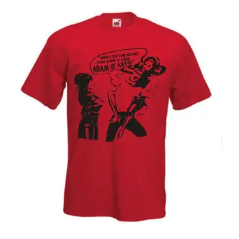Moški Ustvarjalni Priložnostne Kratkimi Rokavi Tshirt Adam & Der Mravlje - T-Shirt, Punk Rock, Wellen, Selten Aufdruck & Farben Oblikovanje Majica