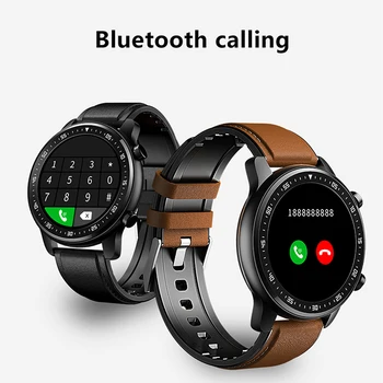 Moški Šport Fitnes Tracker Pametno Gledati IP67 Nepremočljiva smartwatch Polni, Zaslon na Dotik, Bluetooth Klic Glasbo Za Android IOS ure