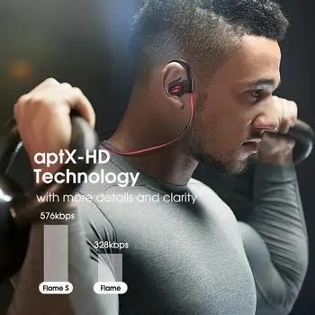 Mpow Najnovejši Zaviralec S Bluetooth 5.0 Brezžični Športne Slušalke CVC 8.0 šumov Aptx-HD Zvok iPX7 Sweatproof 12h Dolžina
