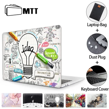 MTT 2020 Primeru Za Macbook Air Pro 11 12 13 15 16 Z Dotik ID Laptop Rokav Za macbook Air 13 funda a2179 a1932 a2289 a2251