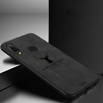 MUCHI Za Xiaomi Redmi Opomba 7 Primeru Retro Tkanina Mehkega Silikona Hrbtni Pokrovček Za Xiaomi Redmi Opomba 6 Pro Mi A2 Lite Primeru Telefon
