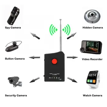 Multi-Funkcijo Brezžične Fotoaparat Objektiv Signal Detektorja LDRF-DT1 Detektorji za Brezžično Kabel Kamere / JT Naprave / Locator / GPS