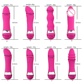 Multi-hitrost Mini Vibrator & Analni Čep G-Spot Vibracije Dildo Masturbacija Erotično Klitoris Massager Adult Sex Igrače Za Ženske, Moške