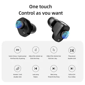 N8 Pametno Gledati 2 In1 Večnamensko Brezžični TWS Bluetooth Slušalke Zapestnica Fitnes Tracker Manšeta Slušalke Za Moške, Ženske