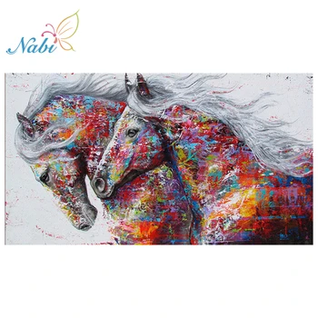 Nabi Diamond Barvanje Konj Kompleti Ročno Needlework DIY Diamond Vezenje Živali Mozaik Nosorogovo Sliko