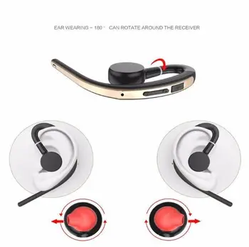 NAIKU Brezžični Prostoročno Podjetja Bluetooth Slušalke Z Mikrofonom Glasovni Nadzor Bluetooth Slušalke Za Pogon šumov