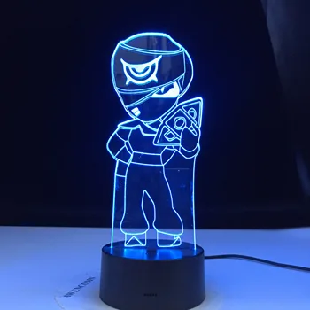Najnovejše Supercellsss Igro 3D Noč Svetlobe LED Barve Iluzijo spreminjanje Desk Igrača Za Otroke Darilo za Rojstni dan Doma Dekor Dropship