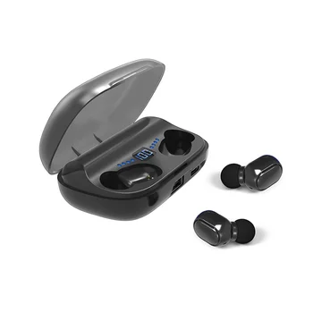 Najnovejši S2 Brezžični Čepkov Bluetooth 5.0 Slušalke z Mikrofonom TWS 1800mAh Zmogljivost Polnjenja primeru slušalke za Pametne telefone