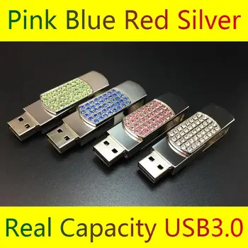 Nakit, Ogrlica Pendrive 512 GB USB Flash Disk 128GB 8GB 16GB 32GB 64GB Vrtljivi Flash Pomnilniški Ključek USB 3.0 Creativo Dekle Darila