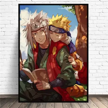 Naruto Jiraiya Platno Stensko Slikarstvo Anime Umetniških Slik, Fotografij Doma Dekor Steni Plakat Dekoracijo Za Dnevno Sobo