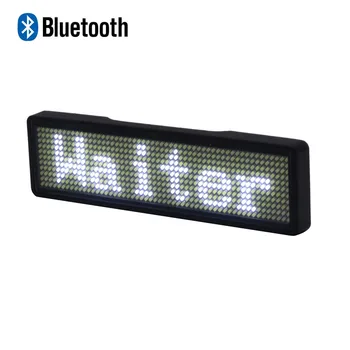 Natakar restavracija LED ime značko z 9 barve okvir bluetooth programable razstava organizacija LED ime prijavite vroče LED darilo