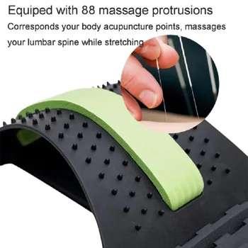 Nazaj Stretch Opreme Massager Massageador Čarobno Korektor Nosila Fitnes Ledvene Podpore Sprostitev Hrbtenice Bolečine Relie