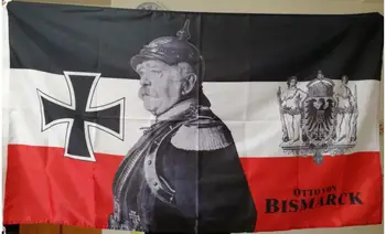 Nemčija Otto von Bismarck Zastavo 150X90cm (3x5FT) poliester po meri banner zastava
