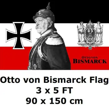 Nemčija Otto von Bismarck Zastavo 150X90cm (3x5FT) poliester po meri banner zastava