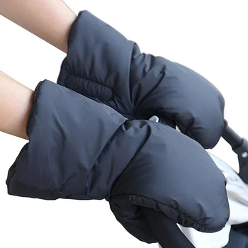 Nepremočljiva Anti-freeze Voziček Voziček Muff Ekstra Debele Toplo voziček rokavice