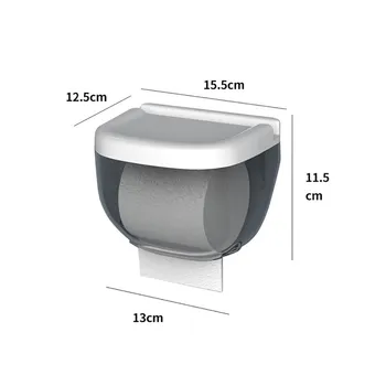 Nepremočljiva Toaletni Papir Držalo Za Mobilni Telefon Polica Stenske Rack Razpršilnik Škatla Za Shranjevanje Toaletnega Imetnik Stenske