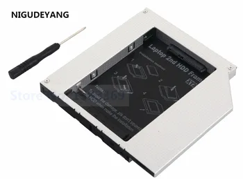 NIGUDEYANG 12,7 mm IDE na SATA Trdi Disk 2nd HDD Caddy za HP Compaq 6710b zamenjajte TS-L632M DVD ČUDNO
